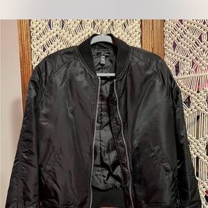 Women’s Black Bomber Jacket